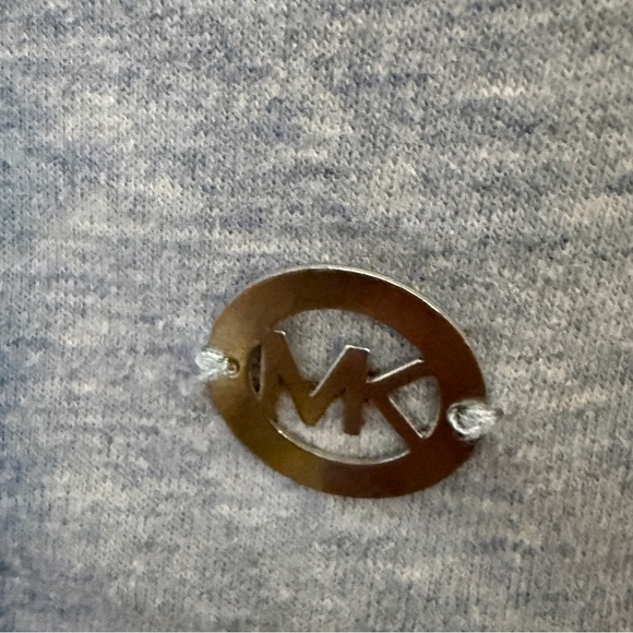 Micheal Michael Kors Slub chambray pullover v-neck hoodie Women’s medium | k - Picture 5 of 7